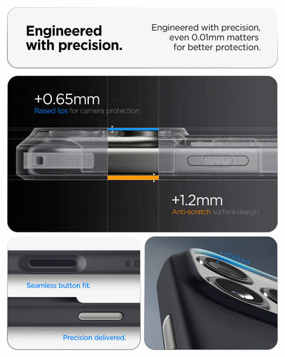 Spigen Nano Pop for Apple iPhone 17 Pro (Black/Gray)