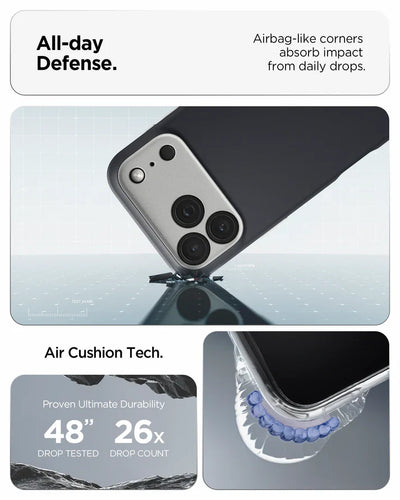 Spigen Nano Pop for Apple iPhone 17 Pro (Black/Gray)