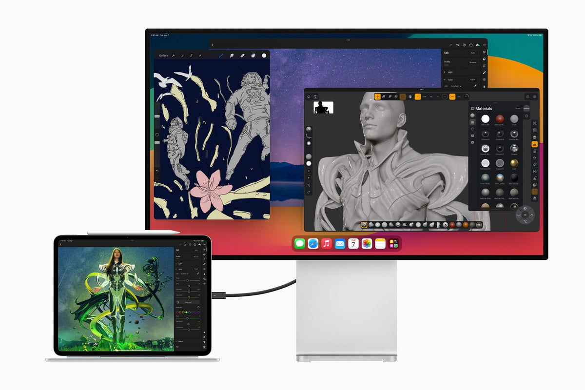 iPad Pro 13-inch (M4) - Thunderbolt speed. 6K out.