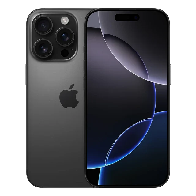 Apple iPhone 16 Pro (iOS with 6.3-inch ProMotion Super Retina XDR display, A18 Pro Chip, 5G connectivity, Titanium Finishing & 1 Year Warranty)