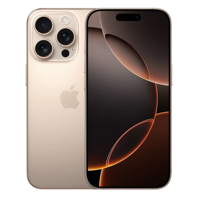 Apple iPhone 16 Pro (iOS with 6.3-inch ProMotion Super Retina XDR display, A18 Pro Chip, 5G connectivity, Titanium Finishing & 1 Year Warranty)