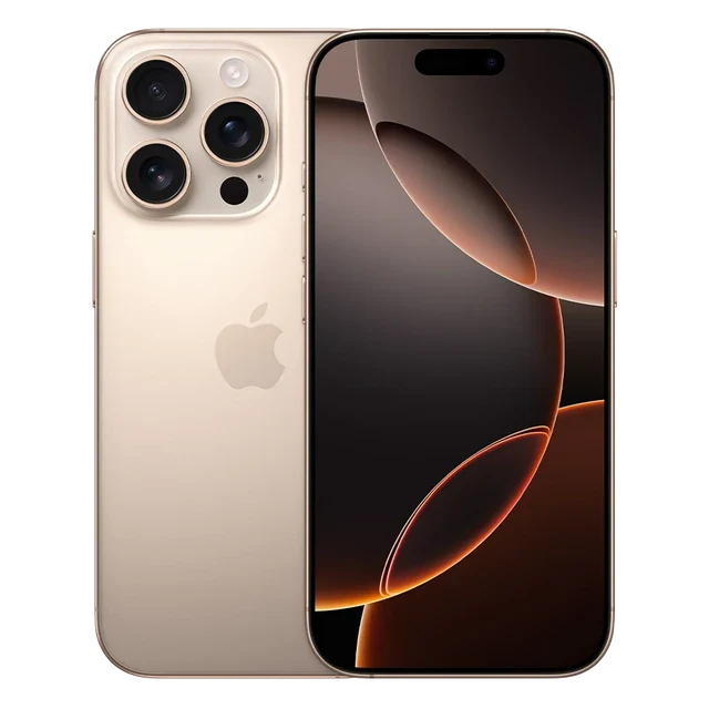 Apple iPhone 16 Pro (iOS with 6.3-inch ProMotion Super Retina XDR display, A18 Pro Chip, 5G connectivity, Titanium Finishing & 1 Year Warranty)