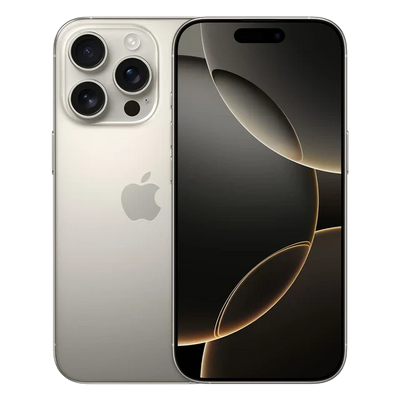 Apple iPhone 16 Pro (iOS with 6.3-inch ProMotion Super Retina XDR display, A18 Pro Chip, 5G connectivity, Titanium Finishing & 1 Year Warranty)