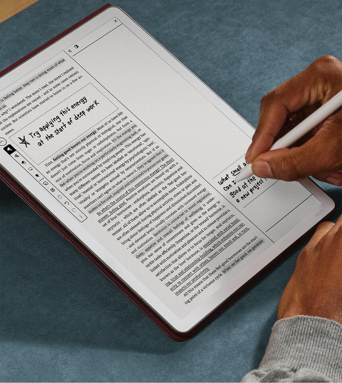 Kindle Scribe (3rd Gen) - Write right on the page.