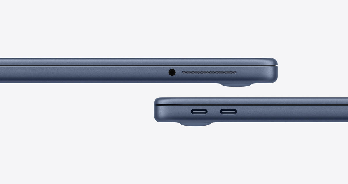 MacBook Neo - Two USB-C ports and a headphone jack.