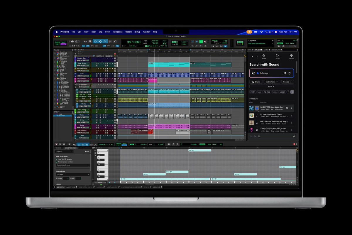 MacBook Pro 14-inch (M5 Pro) - Studio mics. Six speakers.
