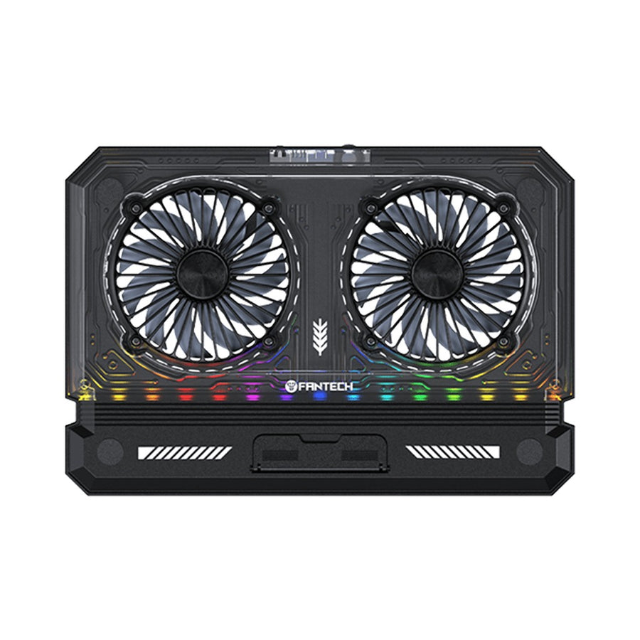 Fantech NC21 Laptop Cooling Pad with Dual 140mm Fans, RGB and Phone Holder in Lebanon - OutGeeked