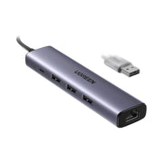 UGREEN USB 3.0 Hub 4-Port with Gigabit Ethernet and USB-C Power Port (60554) in Lebanon - OutGeeked