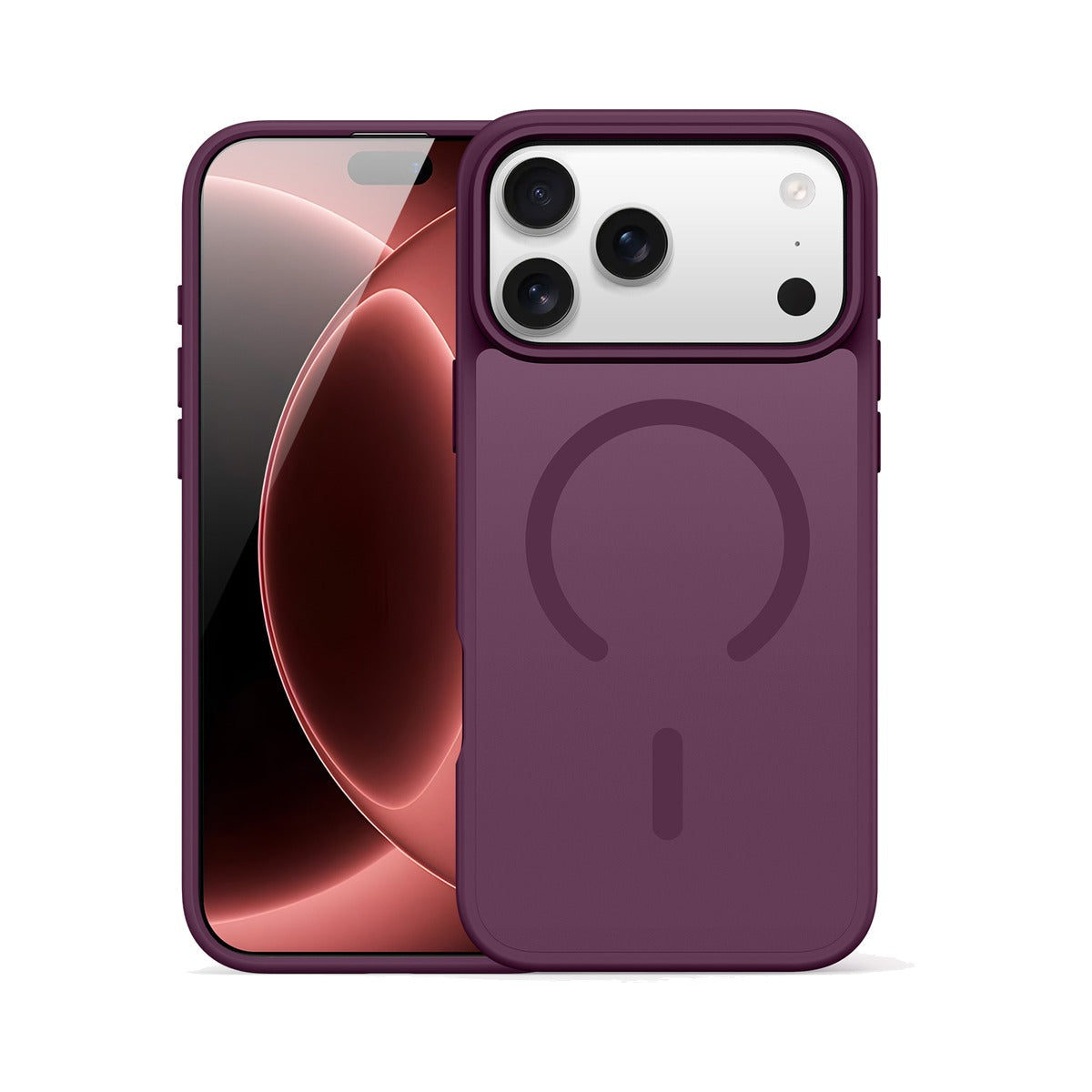 Dux Ducis Yind Series Case for Apple iPhone 17 Pro / 18 Pro (Dark Cherry)