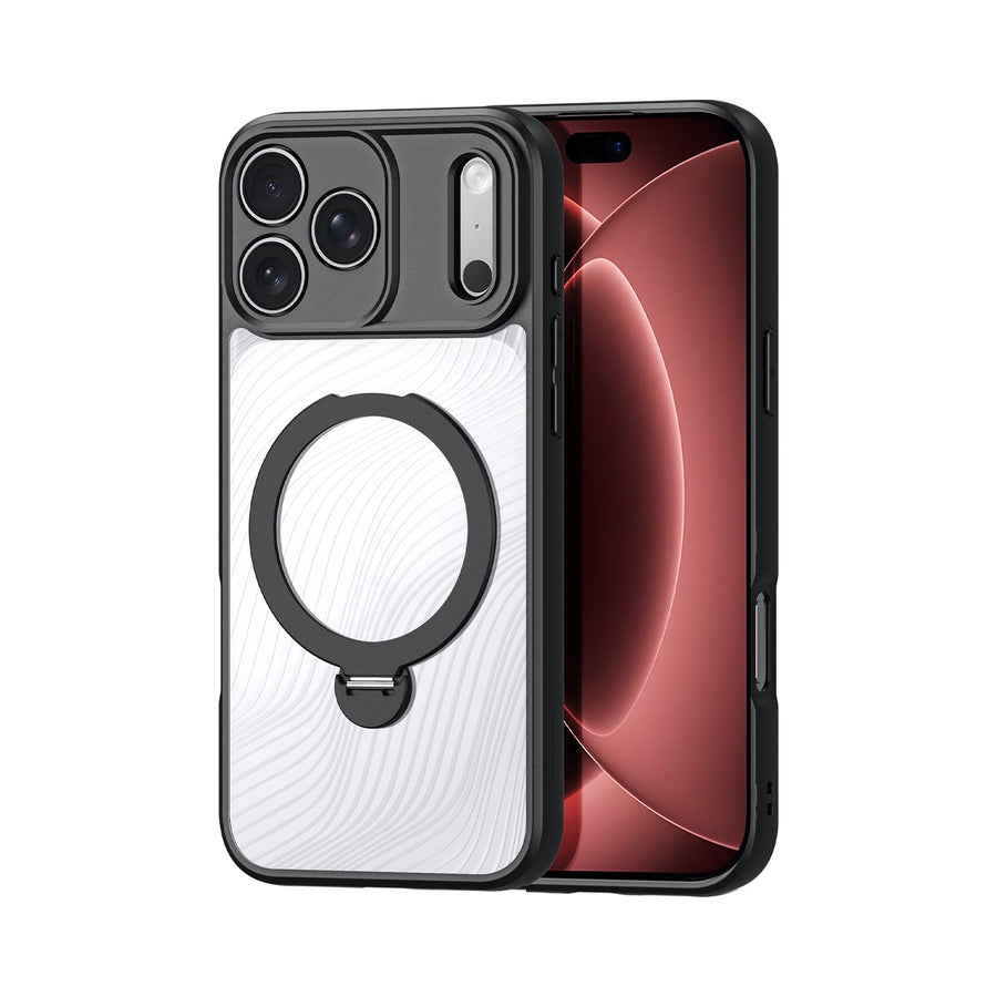 Dux Ducis Aimo Mag Series Case with Magnetic Stand for Apple iPhone 17 Pro / 18 Pro (Frosted)