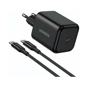 UGREEN 45W USB-C GaN Fast Wall Charger with 1M USB-C to USB-C Cable