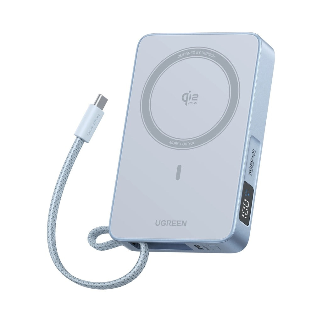UGREEN MagFlow 10000mAh Qi2 25W Wireless Magnetic Power Bank (65958B) in Lebanon - OutGeeked