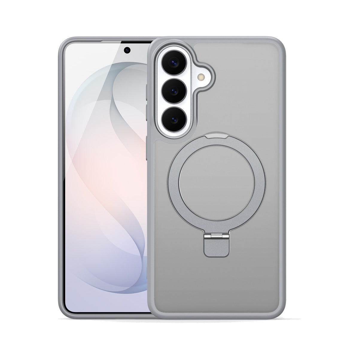 Dux Ducis Yind Series Case with Magnetic Stand for Samsung Galaxy S26 Plus (Grey)