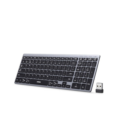 UGREEN Ultra-Slim Wireless Keyboard Bluetooth 5.4 & 2.4GHz (75163) in Lebanon - OutGeeked
