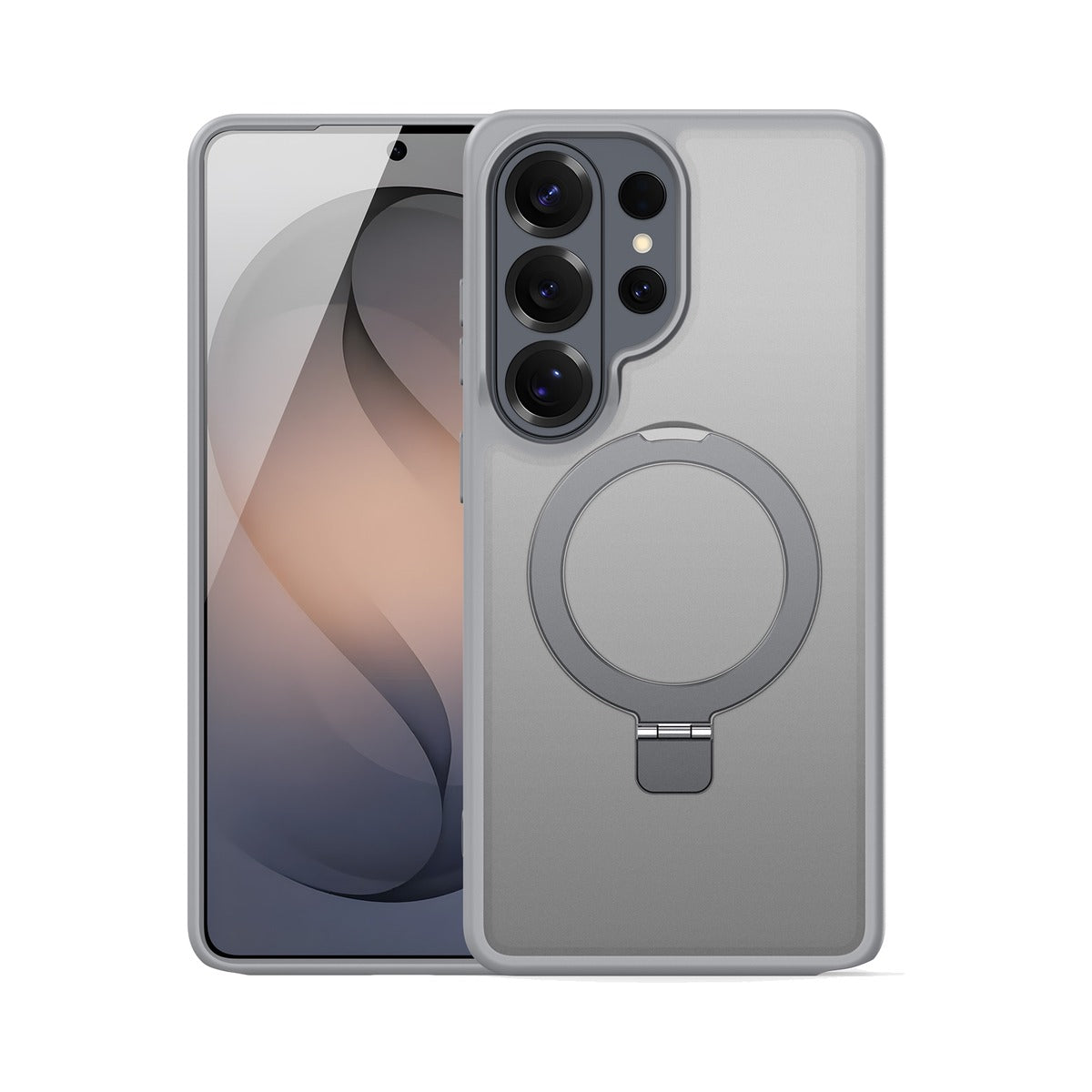 Dux Ducis Yind Series Case with Magnetic Stand for Samsung Galaxy S26 Ultra (Grey)