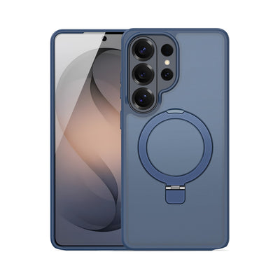 Dux Ducis Yind Series Case with Magnetic Stand for Samsung Galaxy S26 Ultra (Dark Blue)