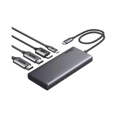 UGREEN 8-in-1 USB-C Hub Triple Display Docking Station (35625) in Lebanon - OutGeeked