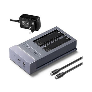 UGREEN Dual-Bay 40Gbps M.2 NVMe SSD Enclosure with Offline Clone (65733)