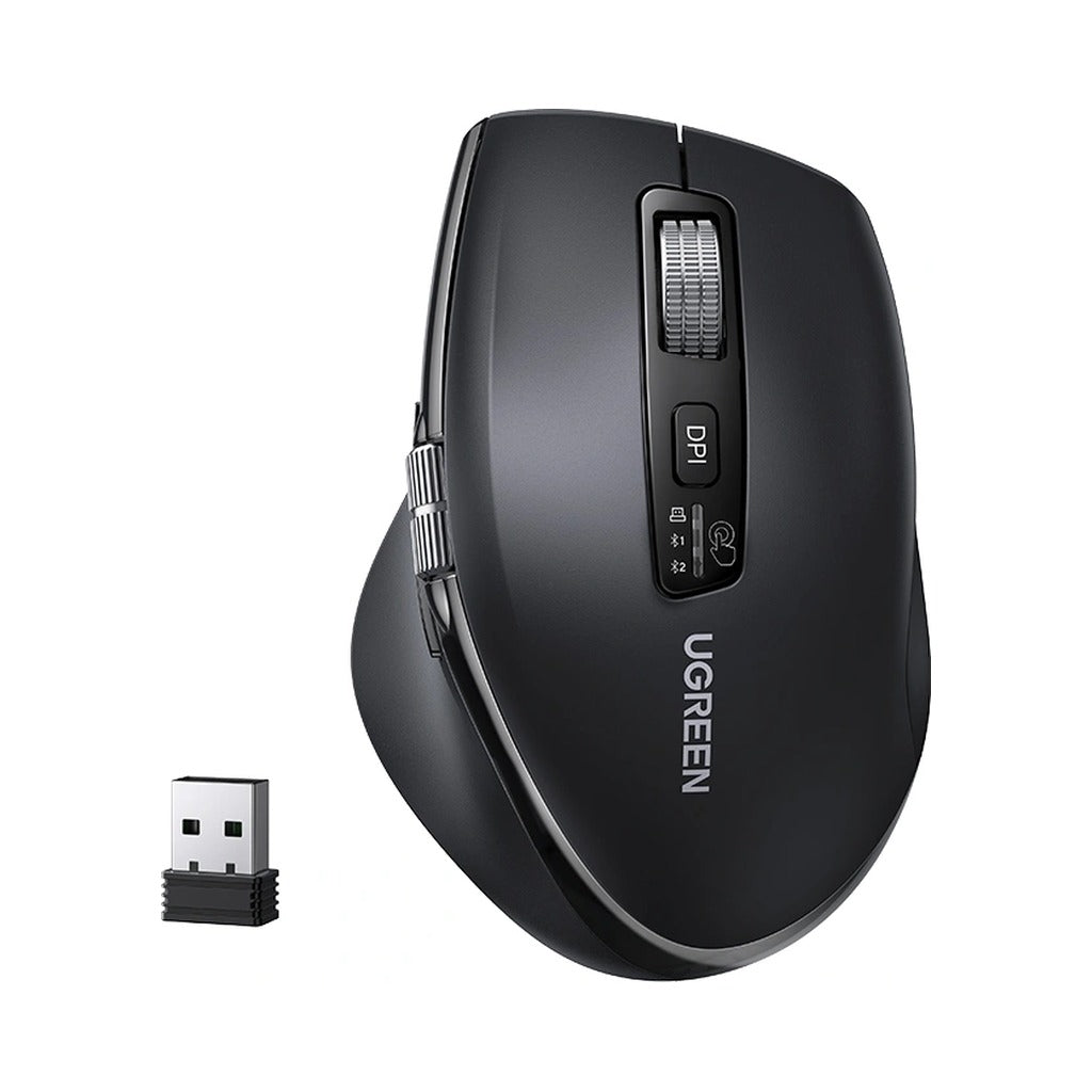 UGREEN Bluetooth & 2.4G Silent Wireless Mouse 5000 DPI with Thumb Wheel (45792) in Lebanon - OutGeeked