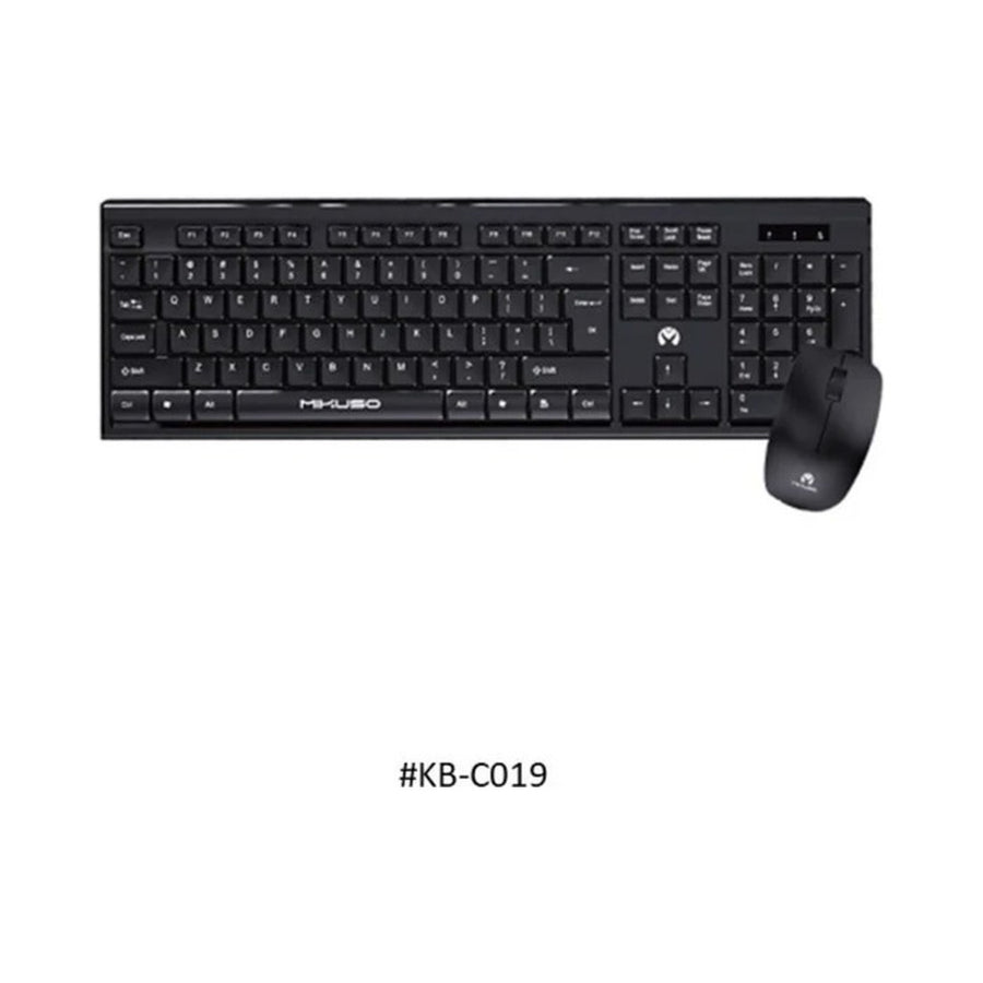 Mikuso KB-C019 Wireless Keyboard and Mouse Combo English-Arabic Layout in Lebanon - OutGeeked