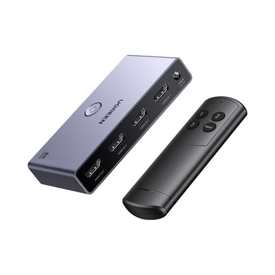 UGREEN 8K@60Hz HDMI 2.1 Switch 3 In 1 Out with Remote Control (15604) in Lebanon - OutGeeked