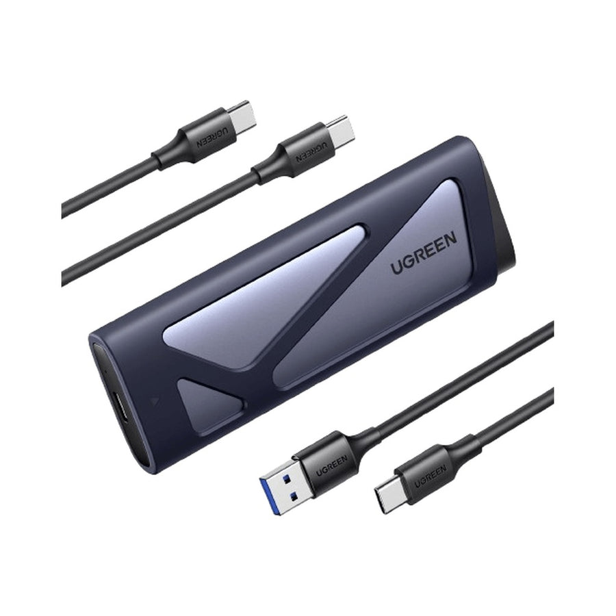 UGREEN M.2 NVMe SATA SSD Enclosure 10Gbps USB-C 3.2 Gen 2 Aluminum (15813) in Lebanon - OutGeeked