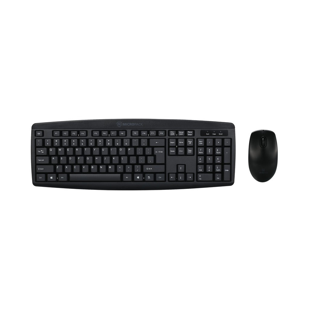 Micropack KM-203W Classic Wireless Keyboard and Mouse Combo in Lebanon - OutGeeked