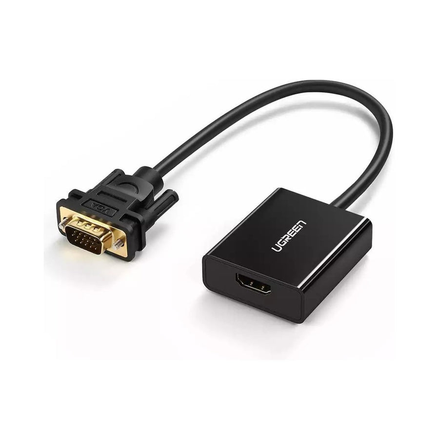 UGREEN VGA to HDMI Adapter Cable with 3.5mm Audio, Full HD 1080P (50945) in Lebanon - OutGeeked