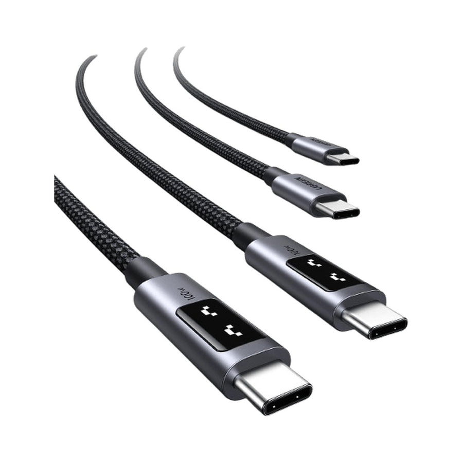 UGREEN USB-C to USB-C 100W Braided Cable with LED Indicator in Lebanon - OutGeeked