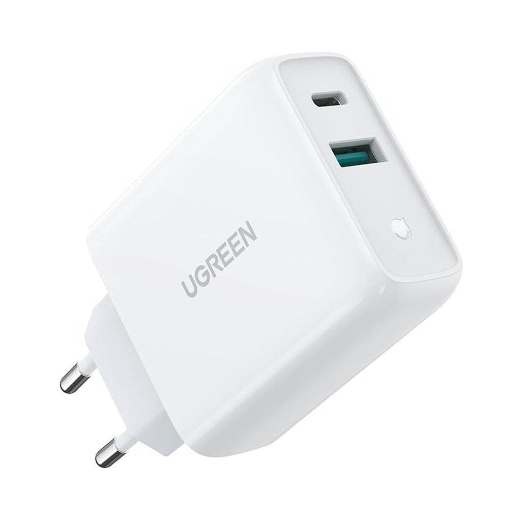UGREEN 38W Dual-Port USB-A + USB-C Fast Wall Charger (60468) in Lebanon - OutGeeked