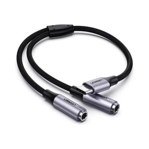 UGREEN 2-in-1 USB-C to 3.5mm Audio & USB-C Charging Adapter (25837)