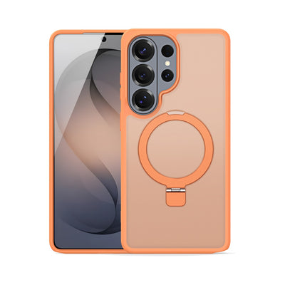 Dux Ducis Yind Series Case with Magnetic Stand for Samsung Galaxy S26 Ultra (Orange)