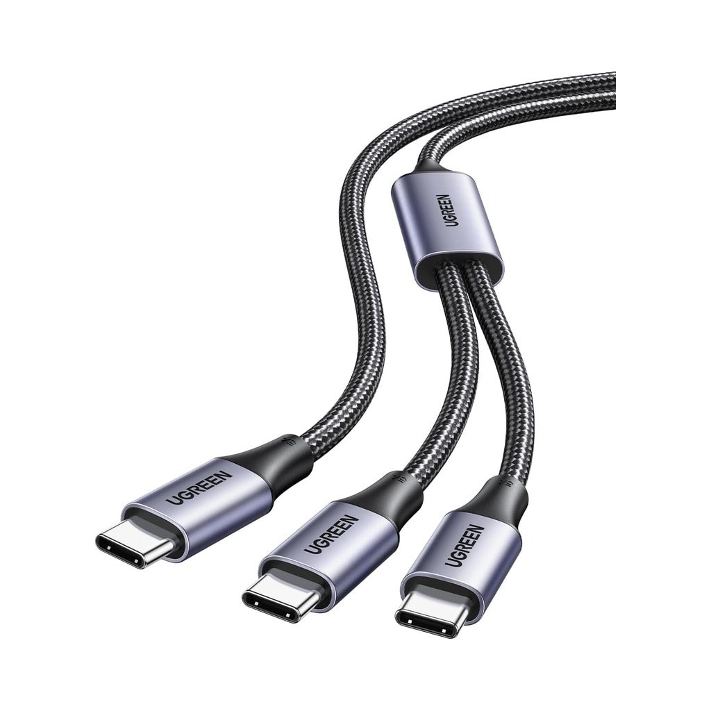 UGREEN USB-C to 2-in-1 USB-C 100W Braided Cable 35087 in Lebanon - OutGeeked