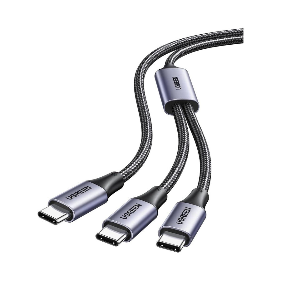 UGREEN USB-C to 2-in-1 USB-C 100W Braided Cable 35087 in Lebanon - OutGeeked