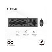 Fantech KM101GO Wired Keyboard and Mouse Combo, English and Arabic in Lebanon - OutGeeked