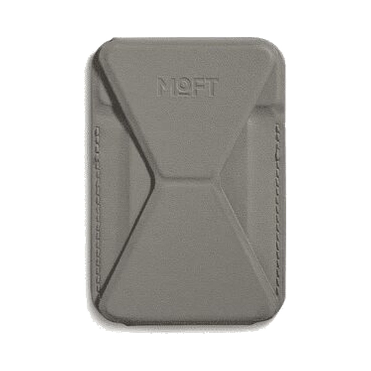 MOFT Snap-on Phone Stand & Wallet (Taupe)