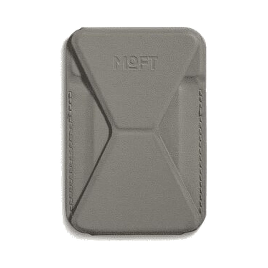 MOFT Snap-on Phone Stand & Wallet (Taupe)