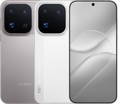 OPPO Find X10 Pro Max in Titanium Grey and Luna White