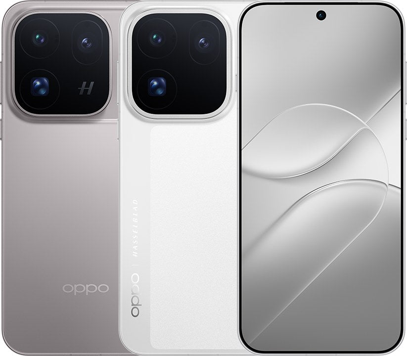 OPPO Find X10 Pro Max in Titanium Grey and Luna White