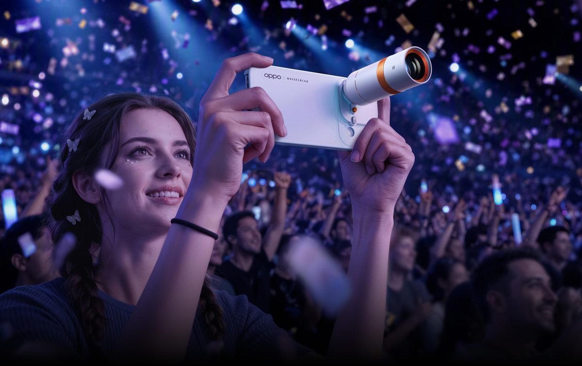 OPPO Find X10 - Front row from the back row.
