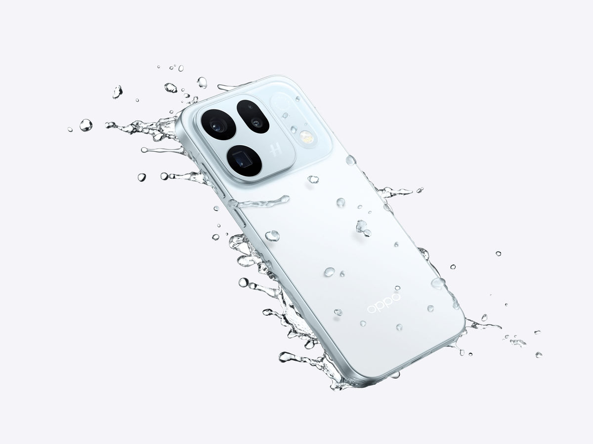 OPPO Find X10 - IP69. Splashes, dust and hot water jets.