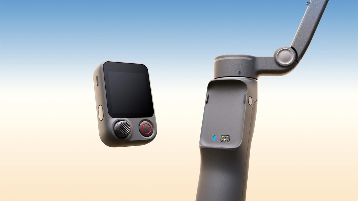 DJI Osmo Mobile 8P - A remote with its own screen.