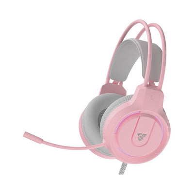 Fantech HQ53 Flash USB Gaming Headset with Red LED - Pink