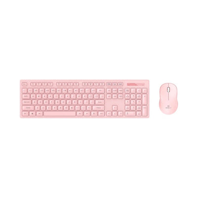 Micropack KM-237W Wireless Keyboard & Mouse Combo, 2.4GHz - Pink