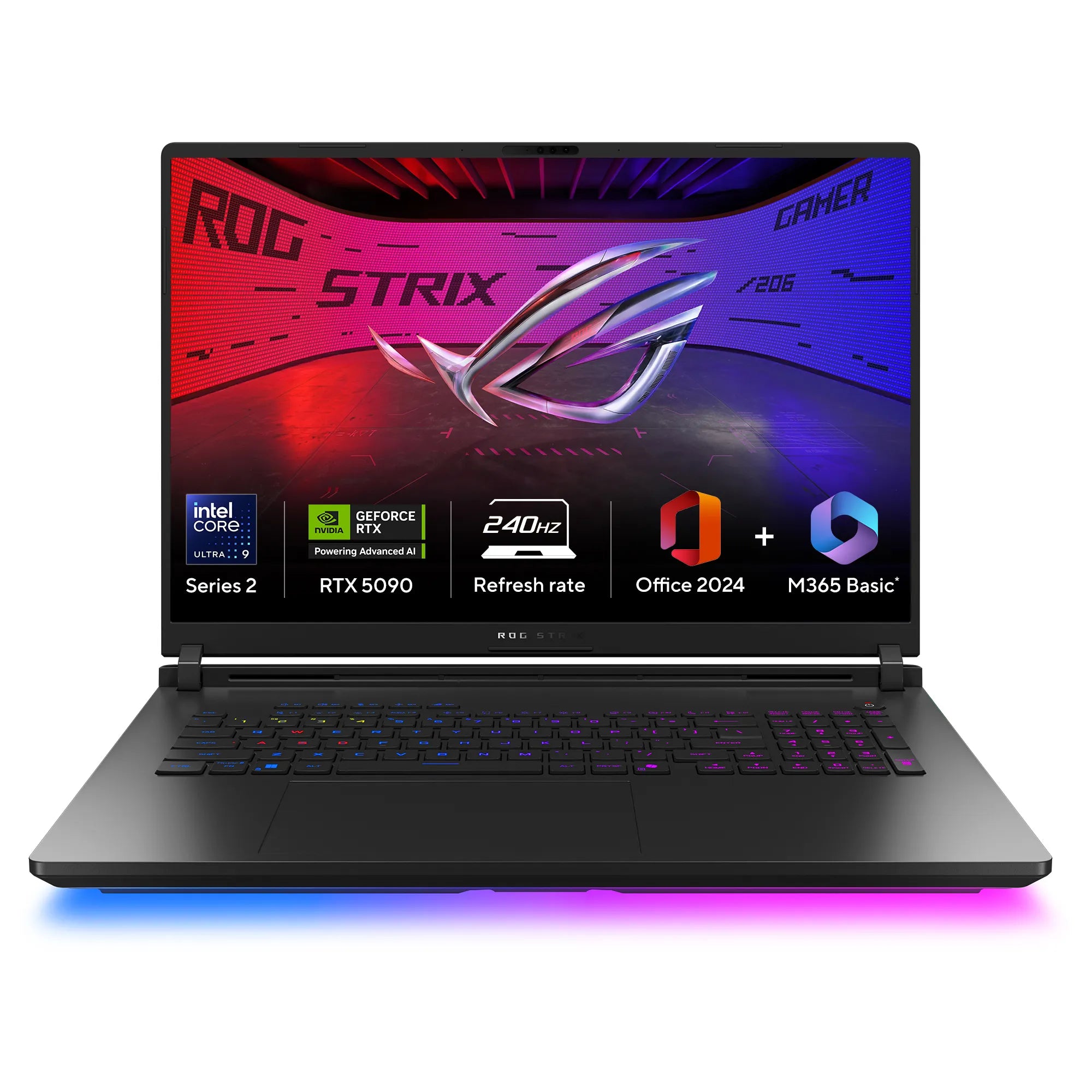 ASUS ROG STRIX SCAR EDITION 18 G835LX-S9113 (CORE ULTRA 9 275HX, 2TB NVME/64GB DDR5, 18" 2.5K WQXGA (2560 x 1600) 240HZ, RTX 5090 24GB, DOS / OFF BLACK)