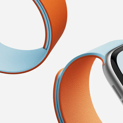 MOFT Snap Duo Watch Bands for Apple Watch 44/45/46/49mm (Wake Orange x Swell Blue)