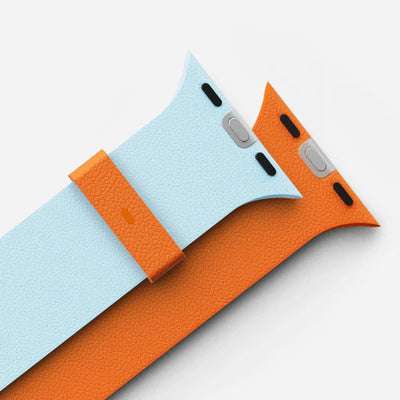 MOFT Snap Duo Watch Bands for Apple Watch 44/45/46/49mm (Wake Orange x Swell Blue)