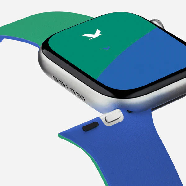 MOFT Snap Duo Watch Bands for Apple Watch 44/45/46/49mm (Roam Green x Beyond Blue)