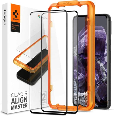 Spigen - Tempered Glass [GlasTR AlignMaster] - Screen Protector For Google Pixel 8
