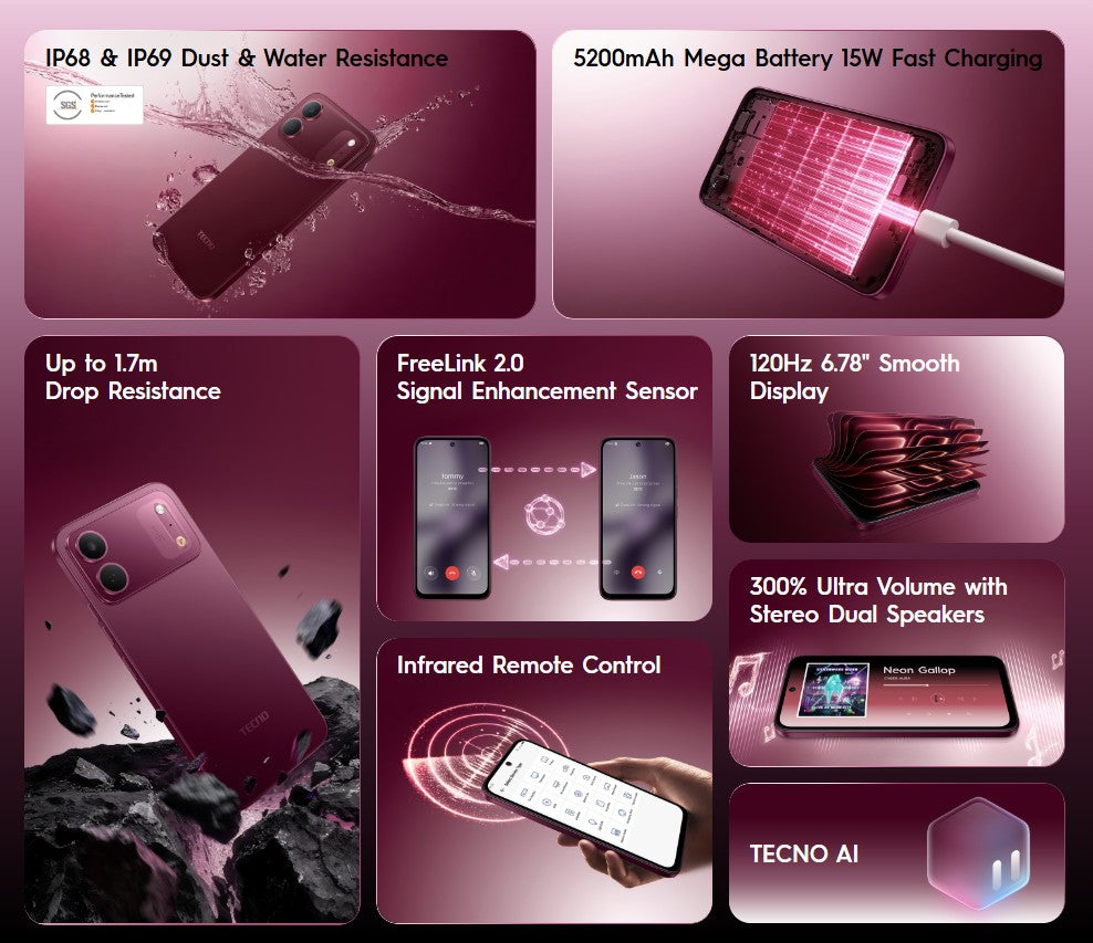 Tecno Spark 50C 4GB/128GB - overview 1